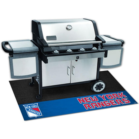 New York Rangers NHL Vinyl Grill Mat(26x42)