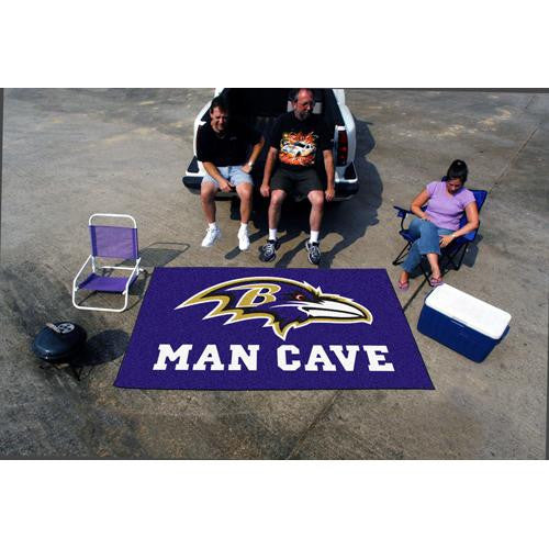 Baltimore Ravens NFL Man Cave Ulti-Mat Floor Mat (60in x 96in)