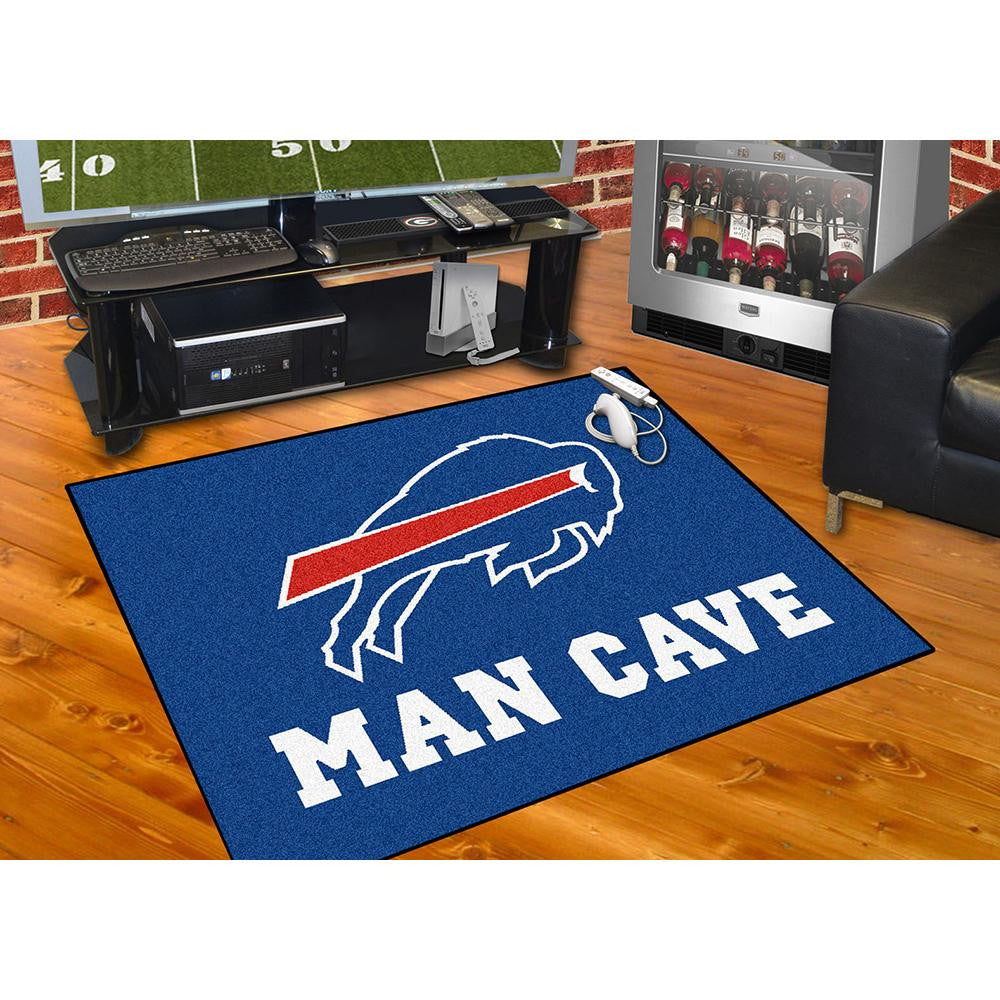 Buffalo Bills NFL Man Cave All-Star Floor Mat (34in x 45in)