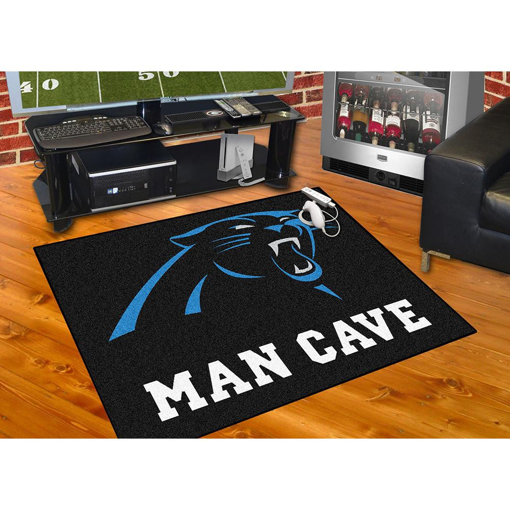 Carolina Panthers NFL Man Cave All-Star Floor Mat (34in x 45in)