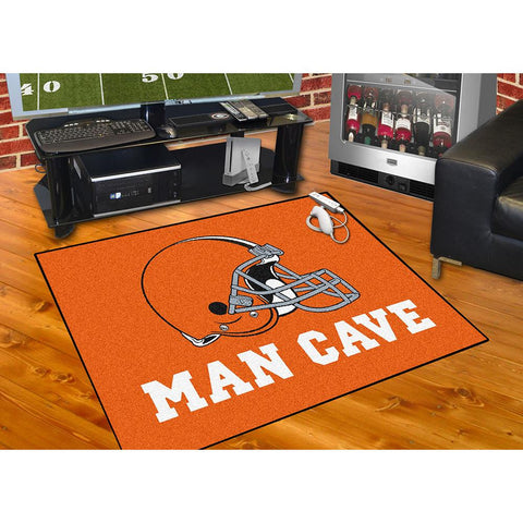 Cleveland Browns NFL Man Cave All-Star Floor Mat (34in x 45in)