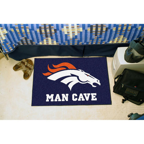 Denver Broncos NFL Man Cave Starter Floor Mat (20in x 30in)