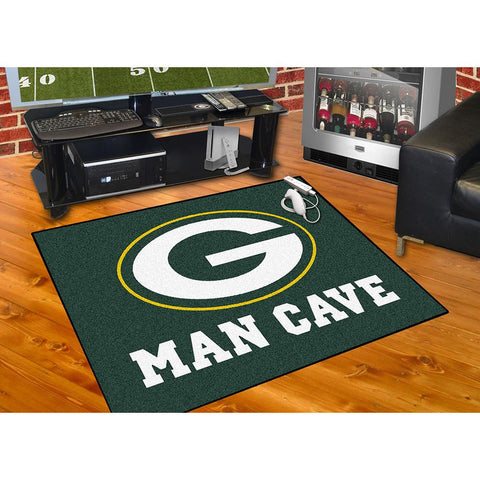 Green Bay Packers NFL Man Cave All-Star Floor Mat (34in x 45in)