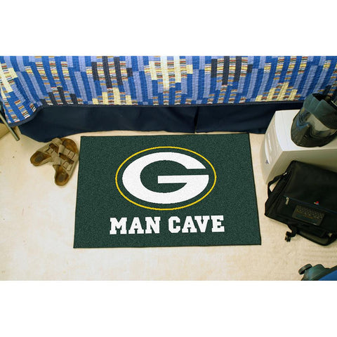 Green Bay Packers NFL Man Cave Starter Floor Mat (20in x 30in)