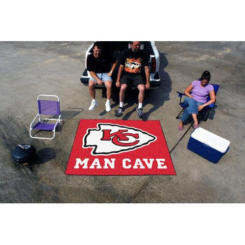 Kansas City Chiefs NFL Man Cave Tailgater Floor Mat (60in x 72in)