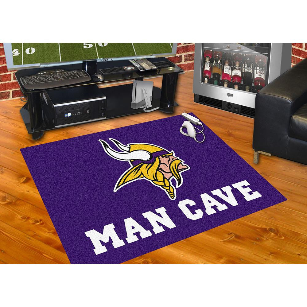 Minnesota Vikings NFL Man Cave All-Star Floor Mat (34in x 45in)