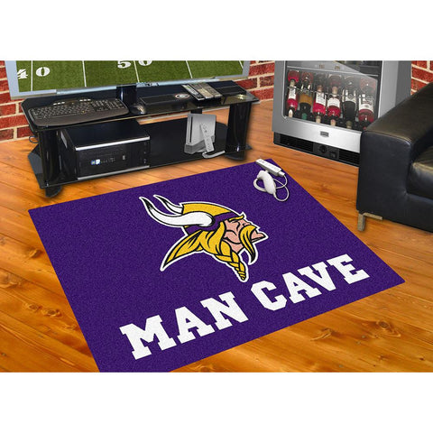 Minnesota Vikings NFL Man Cave All-Star Floor Mat (34in x 45in)