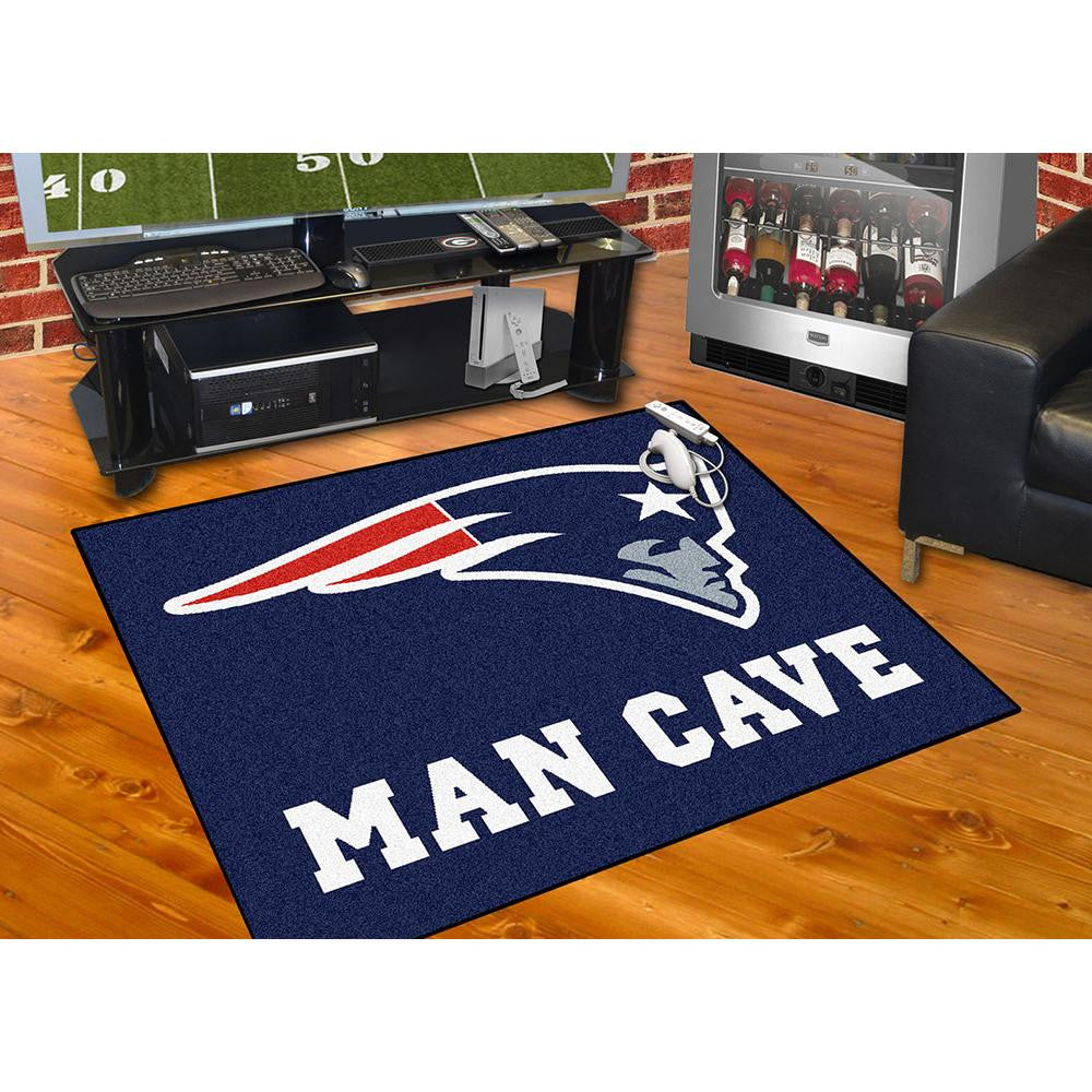 New England Patriots NFL Man Cave All-Star Floor Mat (34in x 45in)