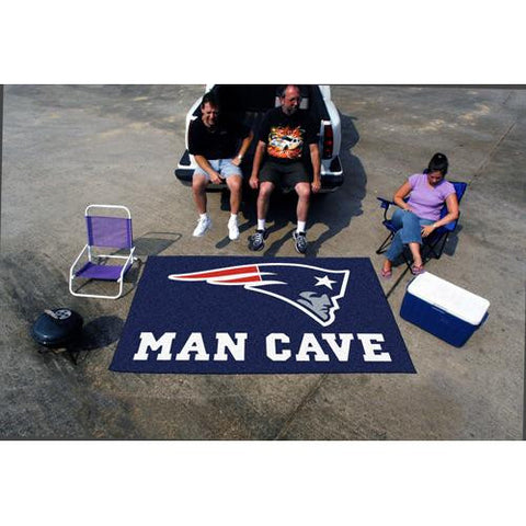 New England Patriots NFL Man Cave Ulti-Mat Floor Mat (60in x 96in)