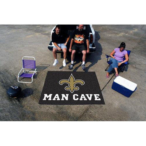 New Orleans Saints NFL Man Cave Tailgater Floor Mat (60in x 72in)