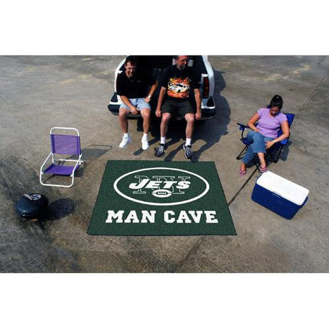 New York Jets NFL Man Cave Tailgater Floor Mat (60in x 72in)