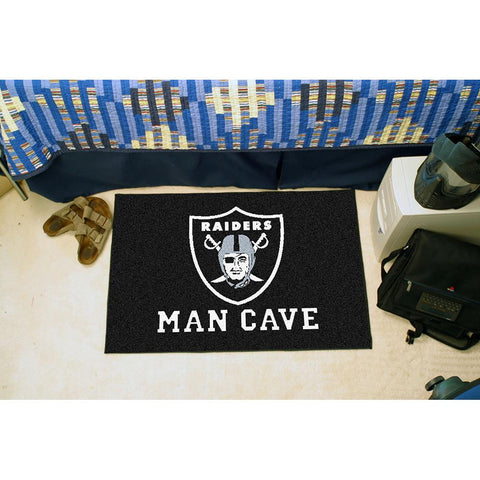 Oakland Raiders NFL Man Cave Starter Floor Mat (20in x 30in)