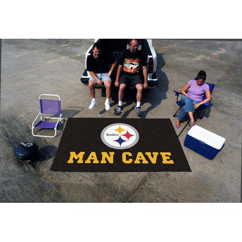 Pittsburgh Steelers NFL Man Cave Ulti-Mat Floor Mat (60in x 96in)