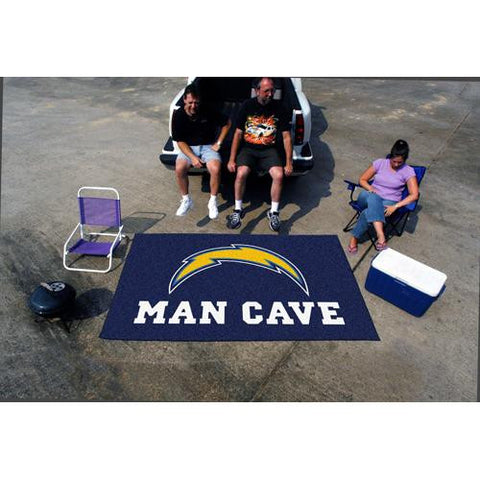 San Diego Chargers NFL Man Cave Ulti-Mat Floor Mat (60in x 96in)