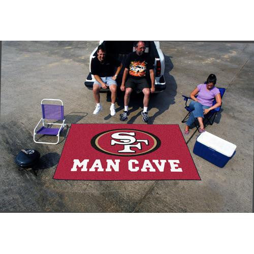 San Francisco 49ers NFL Man Cave Ulti-Mat Floor Mat (60in x 96in)