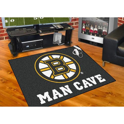 Boston Bruins NHL Man Cave All-Star Floor Mat (34in x 45in)