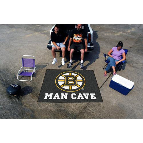 Boston Bruins NHL Man Cave Tailgater Floor Mat (60in x 72in)