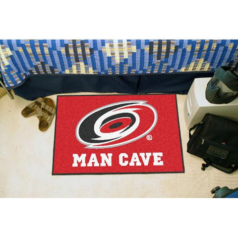 Carolina Hurricanes NHL Man Cave Starter Floor Mat (20in x 30in)