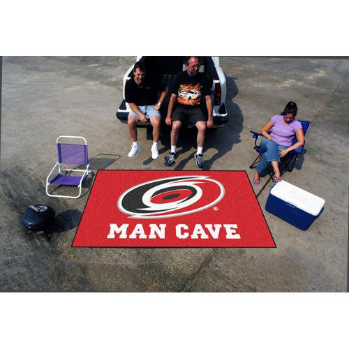 Carolina Hurricanes NHL Man Cave Ulti-Mat Floor Mat (60in x 96in)