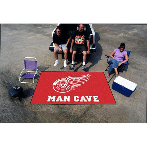 Detroit Red Wings NHL Man Cave Ulti-Mat Floor Mat (60in x 96in)