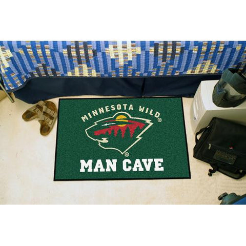 Minnesota Wild NHL Man Cave Starter Floor Mat (20in x 30in)