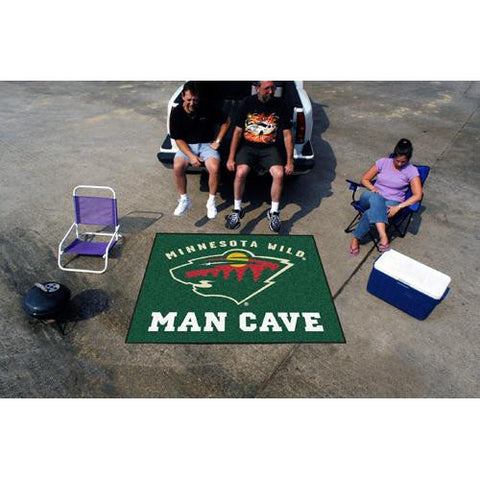 Minnesota Wild NHL Man Cave Tailgater Floor Mat (60in x 72in)