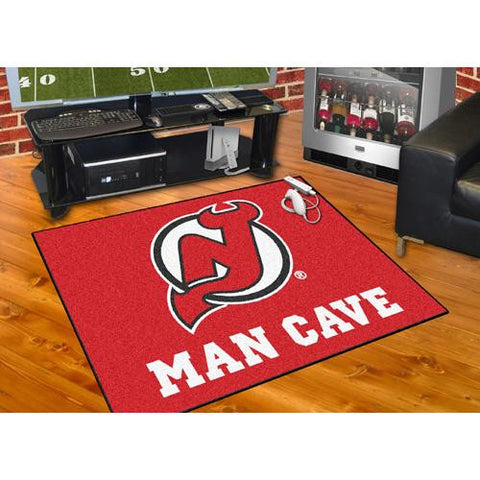 New Jersey Devils NHL Man Cave All-Star Floor Mat (34in x 45in)