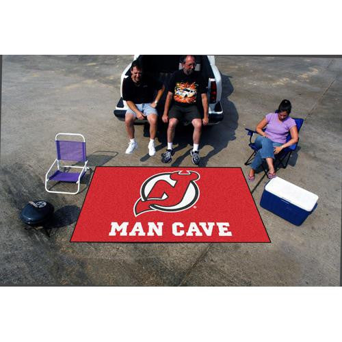 New Jersey Devils NHL Man Cave Ulti-Mat Floor Mat (60in x 96in)