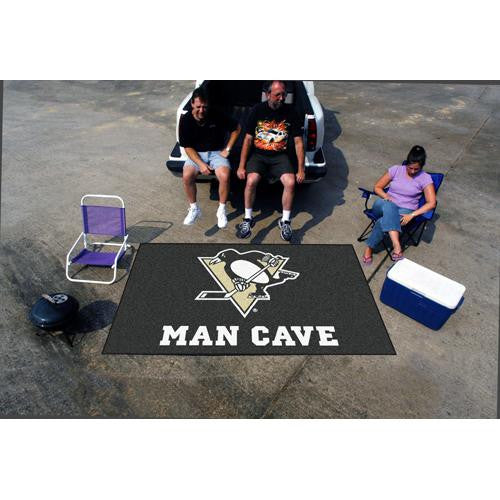 Pittsburgh Penguins NHL Man Cave Ulti-Mat Floor Mat (60in x 96in)