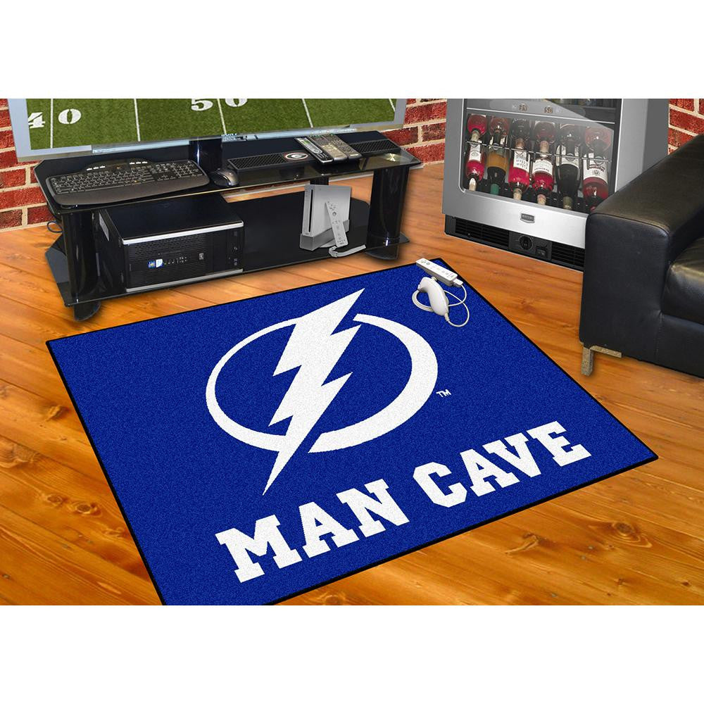 Tampa Bay Lightning NHL Man Cave All-Star Floor Mat (34in x 45in)