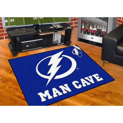 Tampa Bay Lightning NHL Man Cave All-Star Floor Mat (34in x 45in)