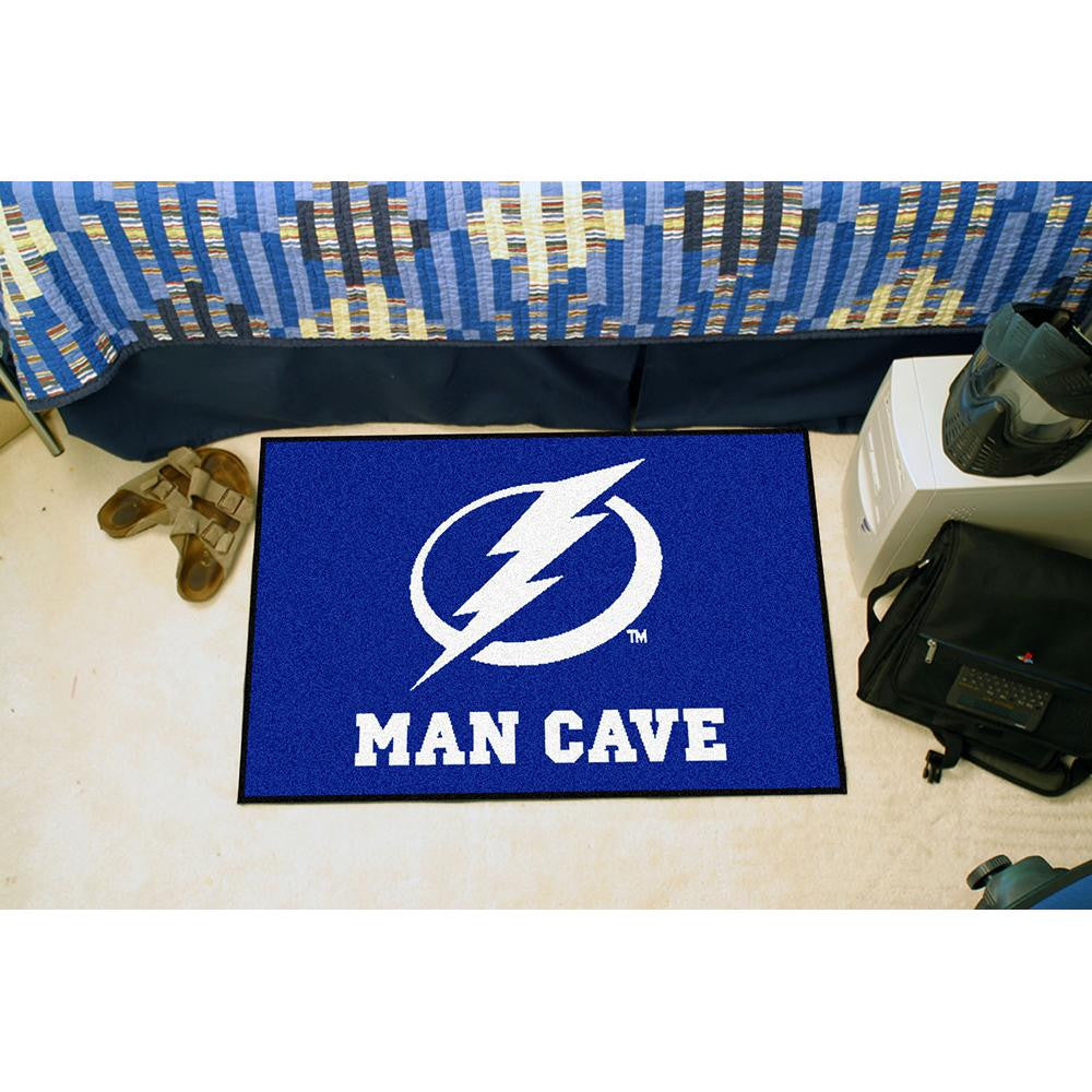 Tampa Bay Lightning NHL Man Cave Starter Floor Mat (20in x 30in)