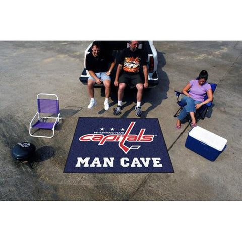 Washington Capitals NHL Man Cave Tailgater Floor Mat (60in x 72in)