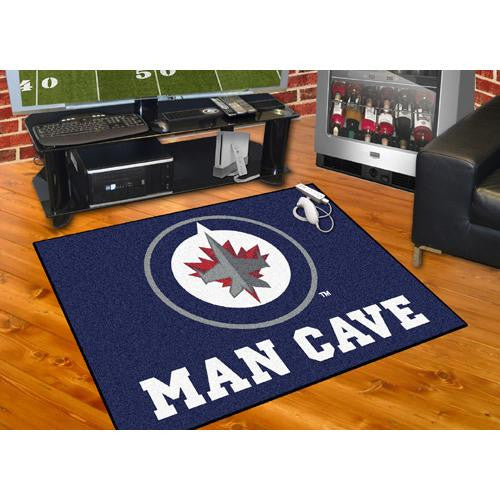 Winnipeg Jets NHL Man Cave All-Star Floor Mat (34in x 45in)