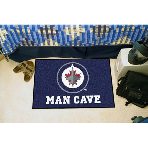 Winnipeg Jets NHL Man Cave Starter Floor Mat (20in x 30in)