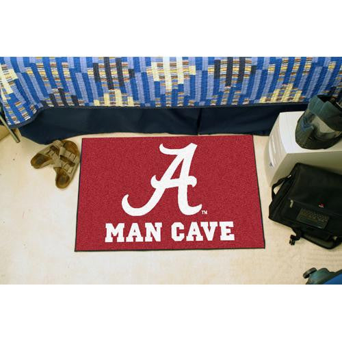 Alabama Crimson Tide NCAA Man Cave Starter Floor Mat (20in x 30in)