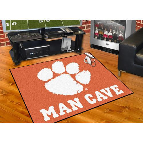 Clemson Tigers NCAA Man Cave All-Star Floor Mat (34in x 45in)