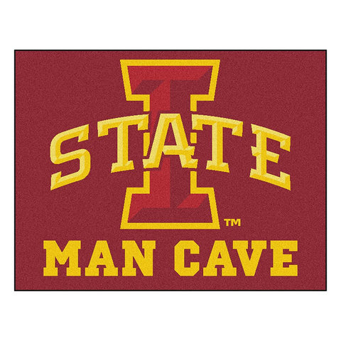 Iowa State Cyclones NCAA Man Cave All-Star Floor Mat (34in x 45in)