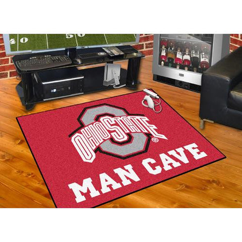 Ohio State Buckeyes NCAA Man Cave All-Star Floor Mat (34in x 45in)