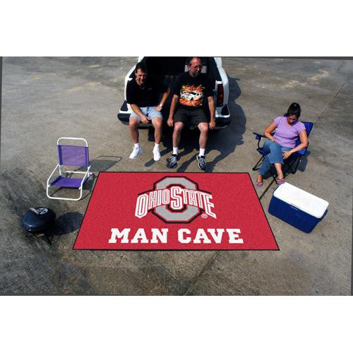 Ohio State Buckeyes NCAA Man Cave Ulti-Mat Floor Mat (60in x 96in)