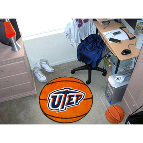 UTEP Miners NCAA Basketball Round Floor Mat (29)