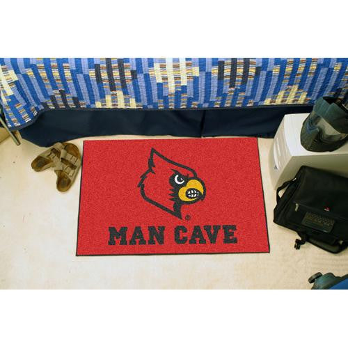 Louisville Cardinals NCAA Man Cave Starter Floor Mat (20in x 30in)