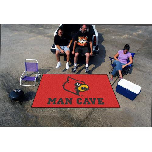 Louisville Cardinals NCAA Man Cave Ulti-Mat Floor Mat (60in x 96in)