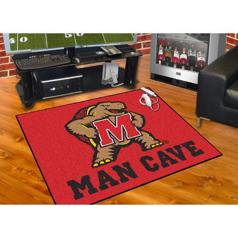 Maryland Terps NCAA Man Cave All-Star Floor Mat (34in x 45in)