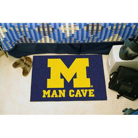 Michigan Wolverines NCAA Man Cave Starter Floor Mat (20in x 30in)