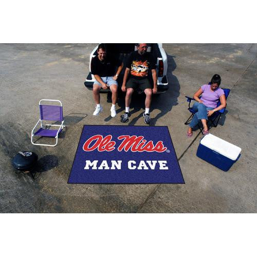 Mississippi Rebels NCAA Man Cave Tailgater Floor Mat (60in x 72in)