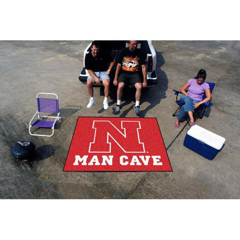 Nebraska Cornhuskers NCAA Man Cave Tailgater Floor Mat (60in x 72in)