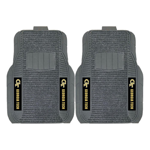 Georgia Tech Yellowjackets NCAA Deluxe 2-Piece Vinyl Car Mats (20x27)