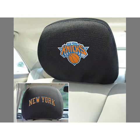 New York Knicks NBA Polyester Head Rest Cover (2 Pack)