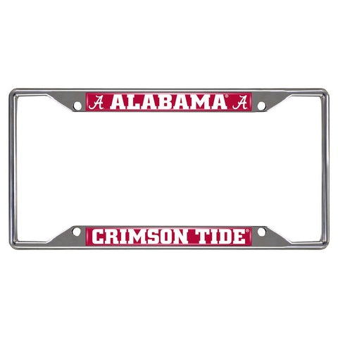 Alabama Crimson Tide NCAA Chrome License Plate Frame